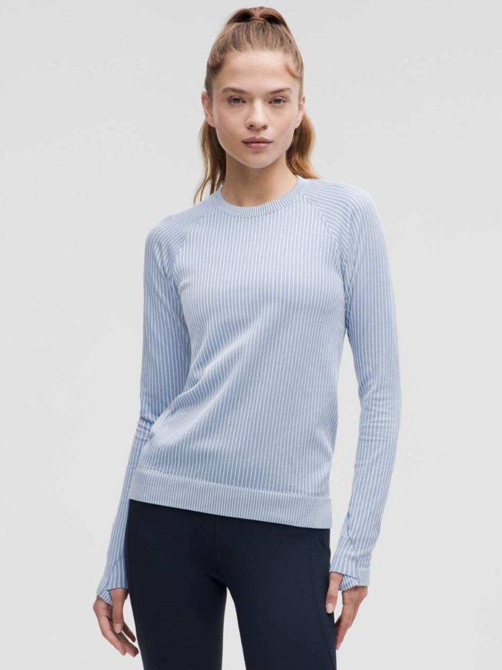 Lululemon Rest Less Pullover – Blue Willow/Windmill, Size 4